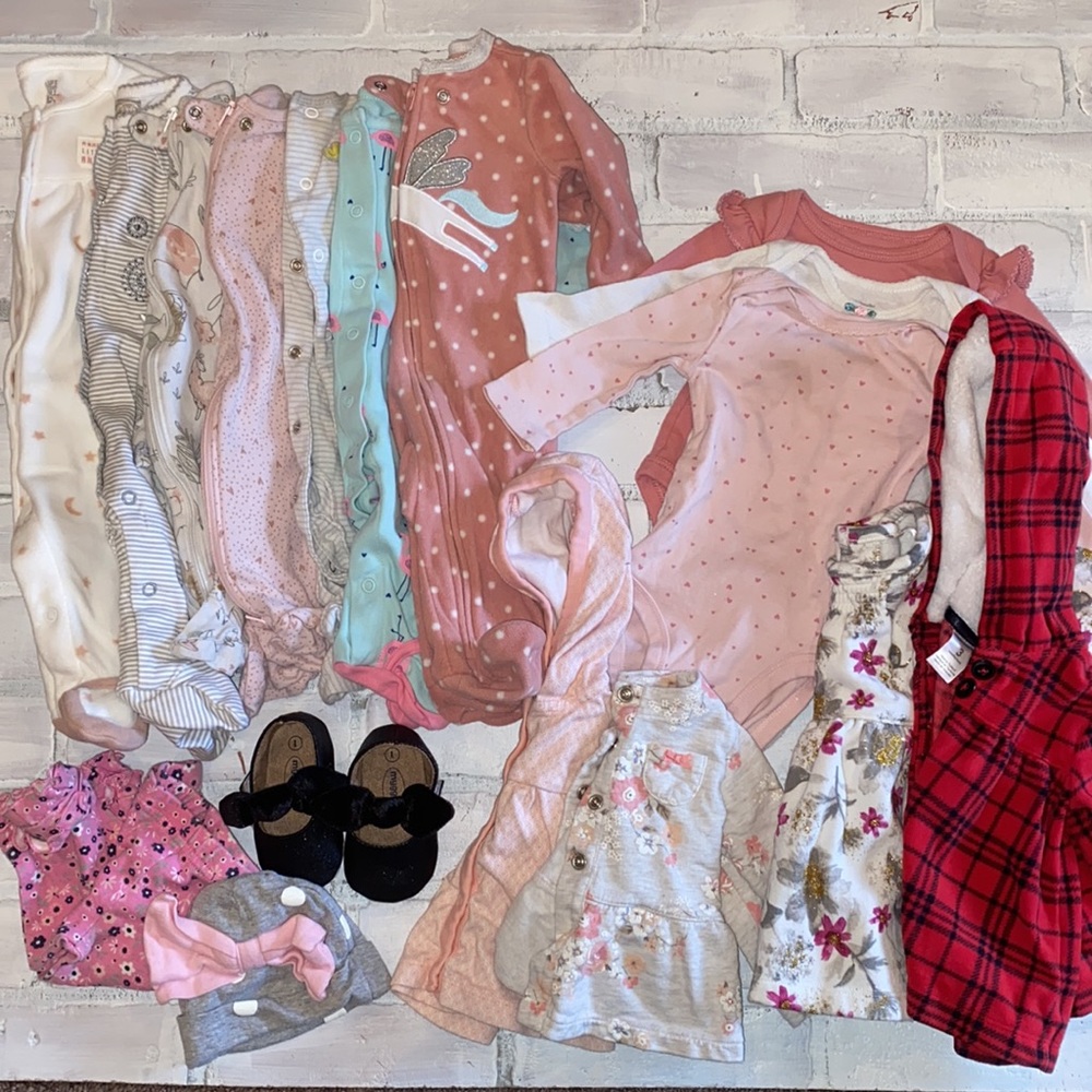 Babygirl 3m fall/winter footie sweater bundle!!